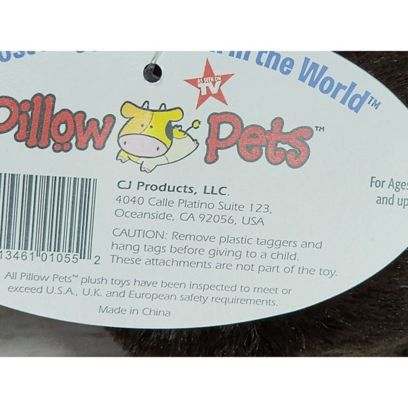 2011 My Pillow Pets Premium Small Moose Teddy Pillow Cuddle Teddy - Picture 7 of 16